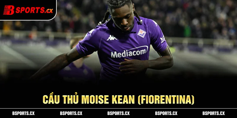 Ảnh: Cầu thủ Moise Kean (Fiorentina)